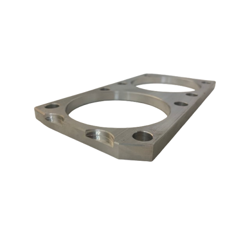 Piastra in Alluminio Alza Cilindri Ø 73,5 Altezza 1 cm per Fiat 500 e 126 599cc