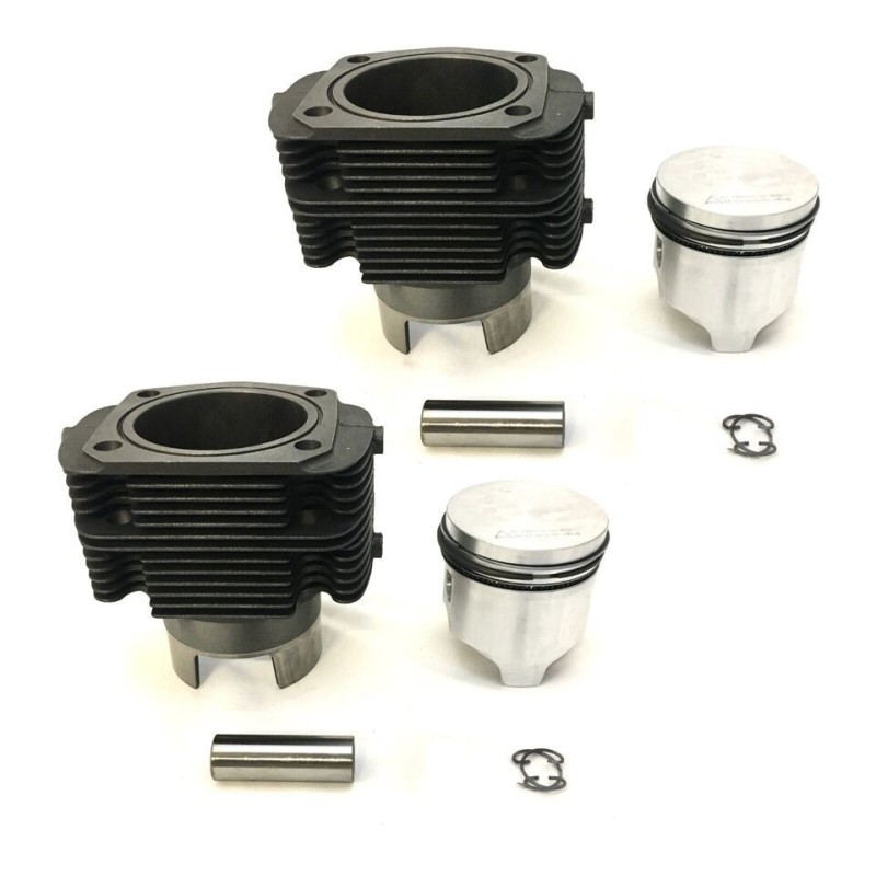 2 Gruppi completi Cilindri e pistoni Ø 67,4mm per motore 499cc per Fiat 500 F-L