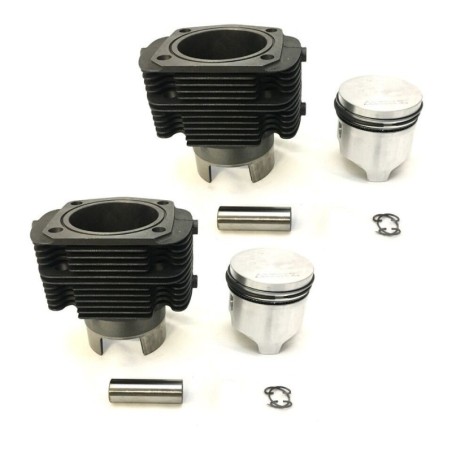 2 Gruppi completi Cilindri e pistoni Ø 67,4mm per motore 499cc per Fiat 500 F-L