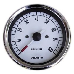 Strumento Contagiri FIAT 500 Epoca Fondo Bianco Numeri Neri