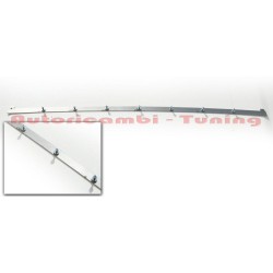 Barra Posteriore Zincata per Fissaggio Capote FIAT 500 F L R + Dadi + Rondelle