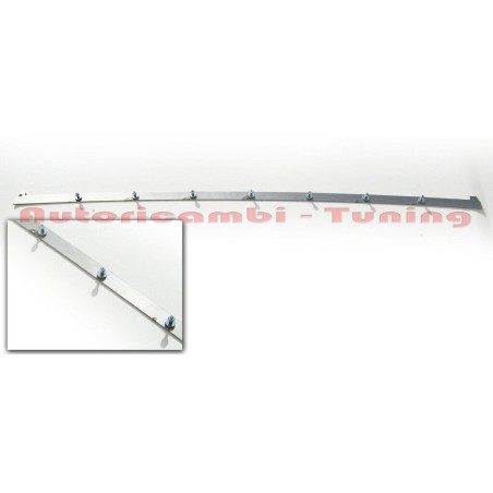 Barra Posteriore Zincata per Fissaggio Capote FIAT 500 F L R + Dadi + Rondelle