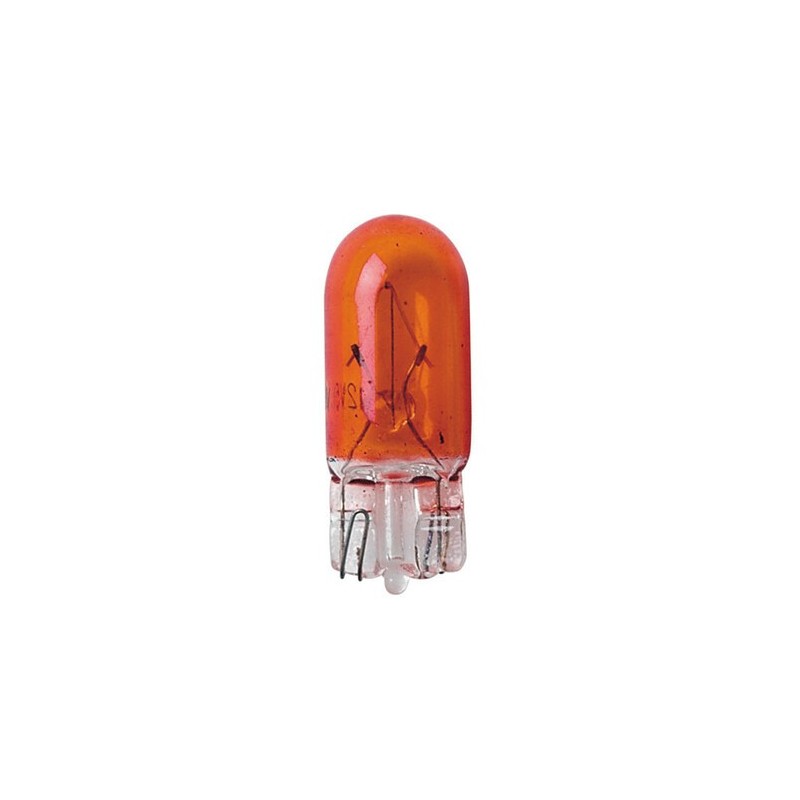 Lampadina Alogena WY5W Lampada con Zoccolo Vetro 5W Arancio