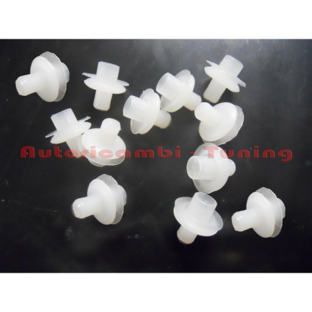 12 Fermi Mollette Fissaggio Modanature Sotto Porta per FIAT 500 F L R