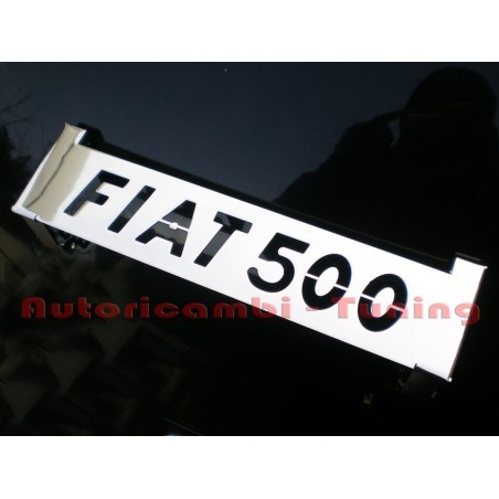 Griglia Alzacofano in Acciaio Cromato "FIAT 500" F L R