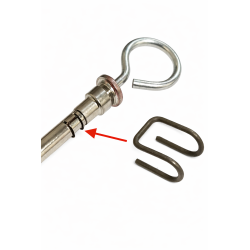 Molletta Fermo Guaina Cavo Acceleratore a Mano per Fiat 500 Epoca