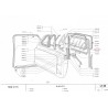 Canalina Scorrivetro Scendente Portiera DX/SX per FIAT 500 F L R - 13x15mm