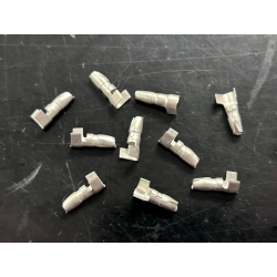 Kit 10 Capicorda Terminali Tondi Spina Maschio per Fiat 500 N-D-F 1^- EPOCA