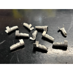 Kit 10 Capicorda Terminali Tondi Spina Maschio per Fiat 500 N-D-F 1^- EPOCA
