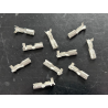 Kit 10 Capicorda Terminali Tondi Femmina per Fiat 500 N-D-F 1^- EPOCA