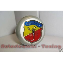 Pomello per Leva del Cambio Grigio con Logo Abarth per FIAT 500 F L R