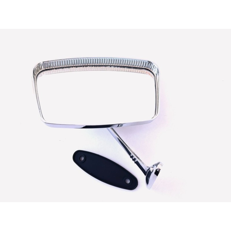 Specchio Specchietto Cromato Sinistro Lato Conducente per AUTOBIANCHI BIANCHINA CABRIO SPIDER