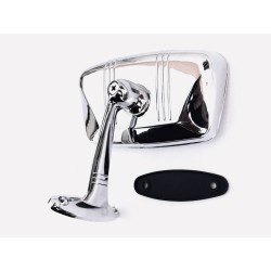 Specchio Specchietto Cromato Sinistro Lato Conducente per AUTOBIANCHI BIANCHINA CABRIO SPIDER