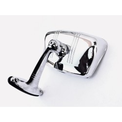 Specchio Specchietto Cromato Sinistro Lato Conducente per AUTOBIANCHI BIANCHINA CABRIO SPIDER