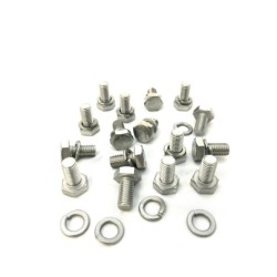 16 Viti Bulloni per Fissaggio Ruota in Acciaio Inox per FIAT 500 F L