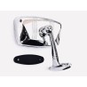 Specchio Specchietto Cromato Destro Lato Passeggero per AUTOBIANCHI BIANCHINA CABRIO SPIDER