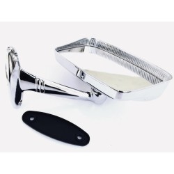 Specchio Specchietto Cromato Destro Lato Passeggero per AUTOBIANCHI BIANCHINA CABRIO SPIDER
