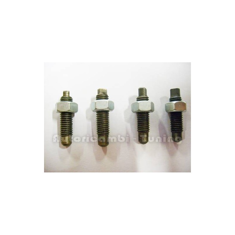 4 Viti e dadi per registro punterie bilancieri per FIAT 500 N D Ø 6x1mm