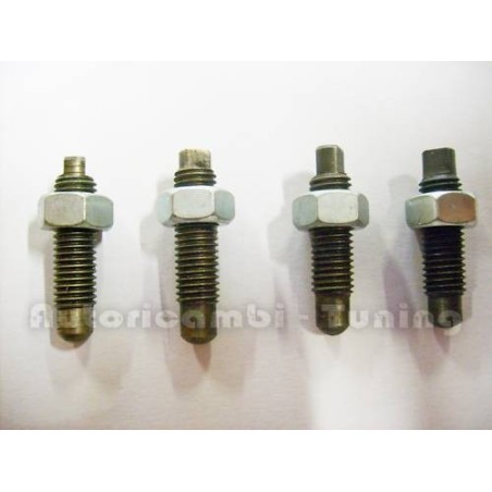 4 Viti e dadi per registro punterie bilancieri per FIAT 500 N D Ø 6x1mm