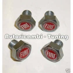4 Viti Fissaggio Coppa Ruota per FIAT 500 F L