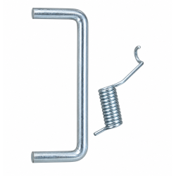 Kit Riparazione Fermo Cofano Anteriore Molla + Staffa per FIAT 500 D F L R