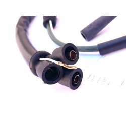 Cavi Candela Verdi Bobina Sinistra Sezione 7mm per Fiat 500 N/D/F 1a serie