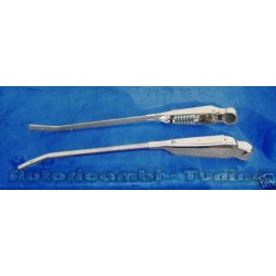 Coppia Bracci Cromati per Spazzole Tergi per FIAT 500 F L R - attacco grosso