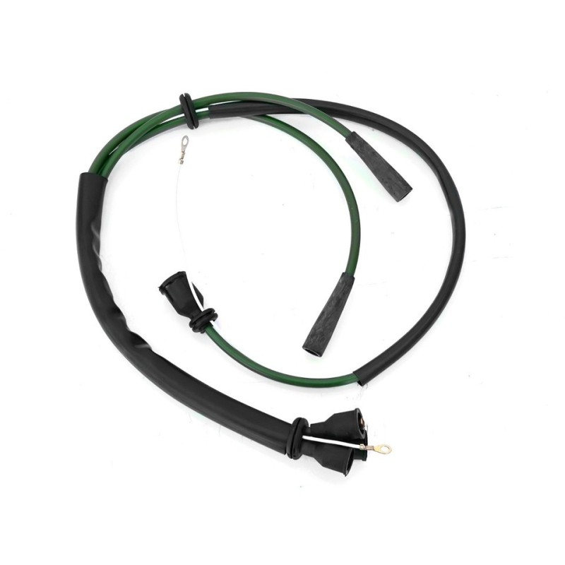 Cavi Candela Verdi Bobina Sinistra Sezione 7mm per Fiat 500 N/D/F 1a serie