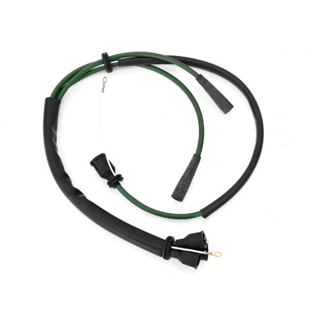 Cavi Candela Verdi Bobina Sinistra Sezione 7mm per Fiat 500 N/D/F 1a serie