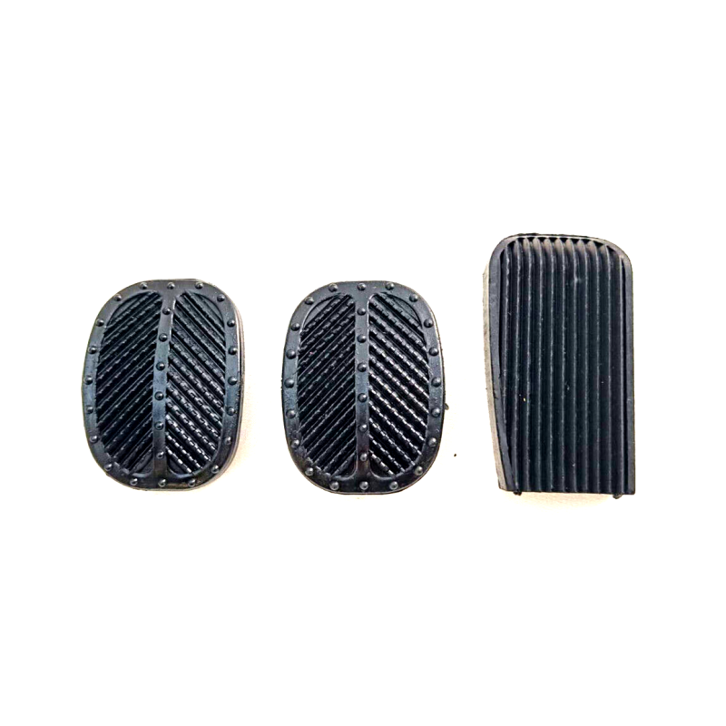 Set Completo Pedali in Gomma per FIAT 500 F L R e FIAT 126(Freno, Frizione, Acceleratore)