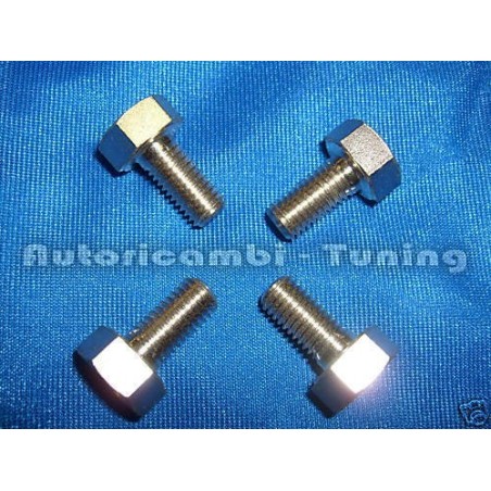 4 Viti Bulloni Fissaggio Cerchio Ruota per FIAT 500 F L - Alta Qualità Asi