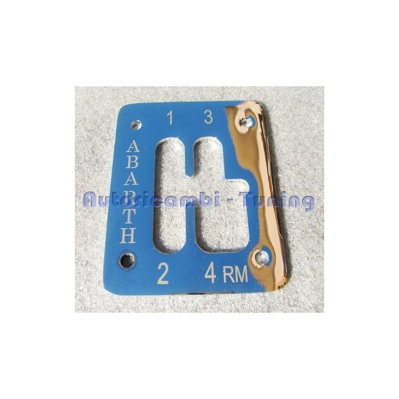 Cornice Cromata Selettore Marce Cambio FIAT 500 F L R "ABARTH"