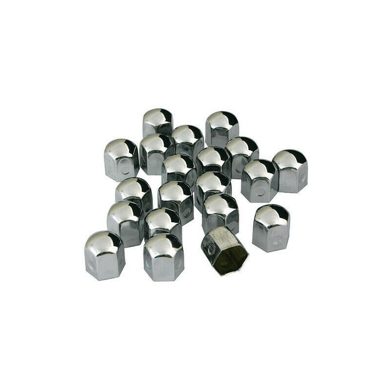 Copribulloni in Acciaio Cromato Viti FIAT 500 F L R Esagono da 17mm