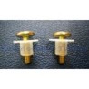 2 x Vite con Cappuccio Fissaggio Deflettore alla Portiera FIAT 500 F L R