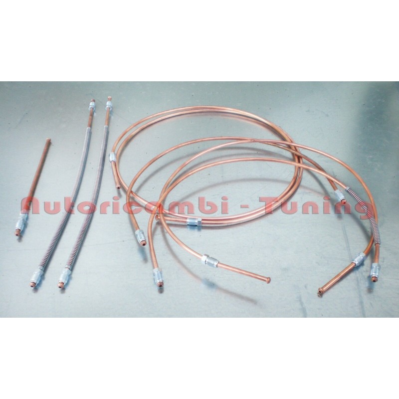 Serie Completa Tubi Freno in Rame per FIAT 500 F L R