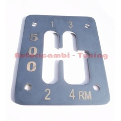 Cornice Cromata Selettore Marce Cambio per FIAT 500 F L R