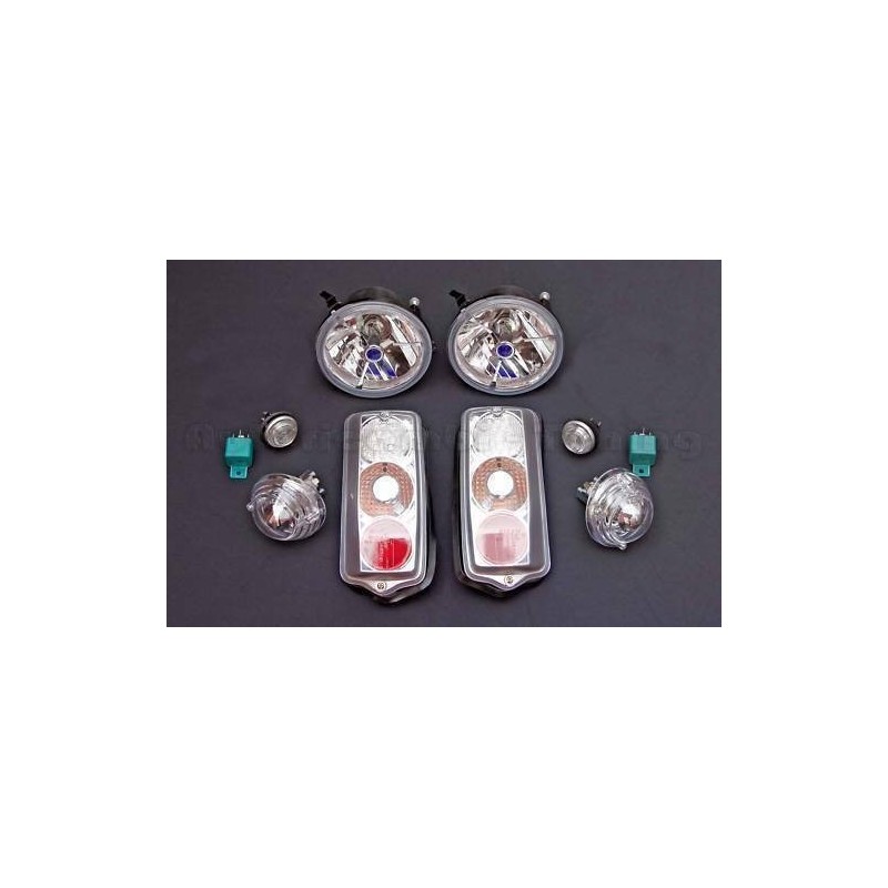 Kit Fari Anteriori Posteriori e Laterali + Frecce Lexus Led per FIAT 500 F L R