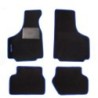 Set 4 Tappetini Auto in Moquette Bordo Blu Specifici per FIAT 500 F L R