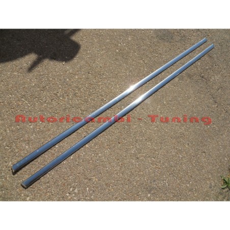 Coppia Modanature Sottoporta Acciaio per FIAT 500 F L R