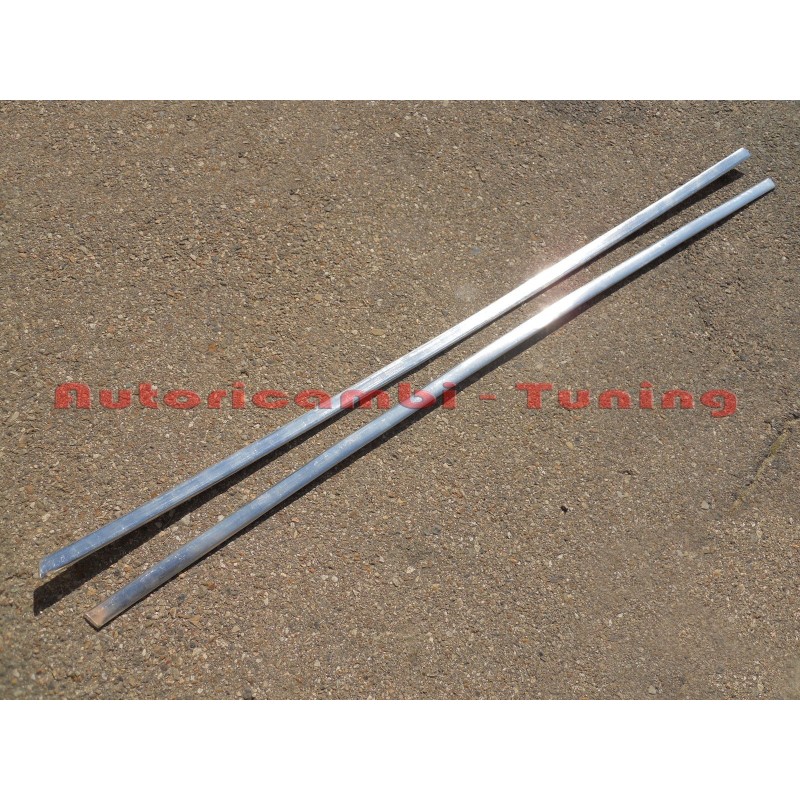 Coppia Modanature Sotto porta in Alluminio per FIAT 500 N - D - F 1a serie