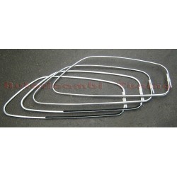 4x Raschiavetro in Alluminio Porta (Destra + Sinistra) per FIAT 500 F L R