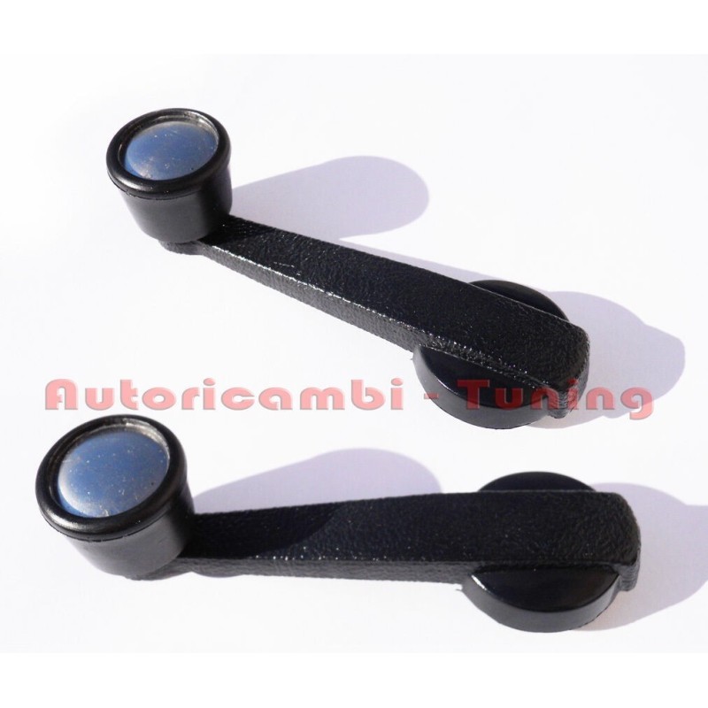 Coppia Maniglie Alzavetro per FIAT 500 F L R Plastica e Pomello Cromato