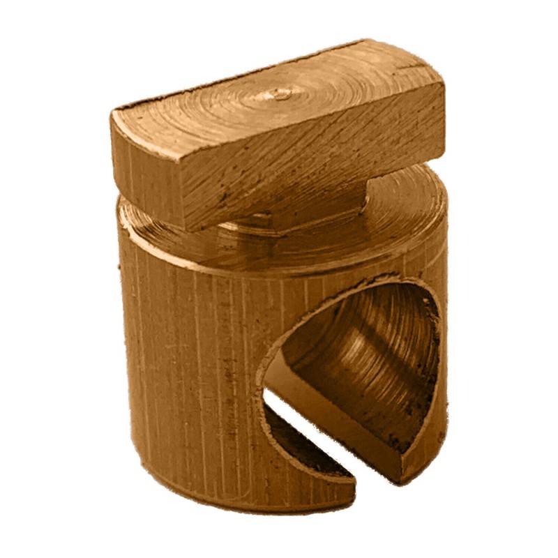 Fermo In Ottone per Guaina Cavo Motorino Avviamento per FIAT 500 R & FIAT 126