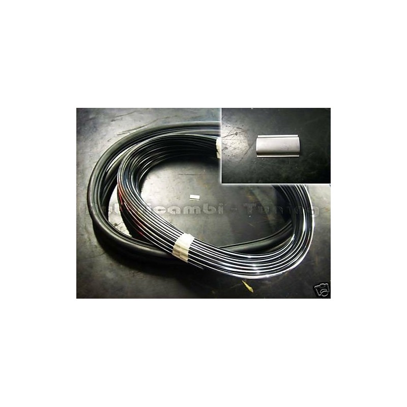 Kit Guarnizione Parabrezza Con Anima Cromata e Copri Giunto FIAT 500 L