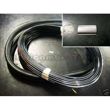 Kit Guarnizione Parabrezza Con Anima Cromata e Copri Giunto FIAT 500 L