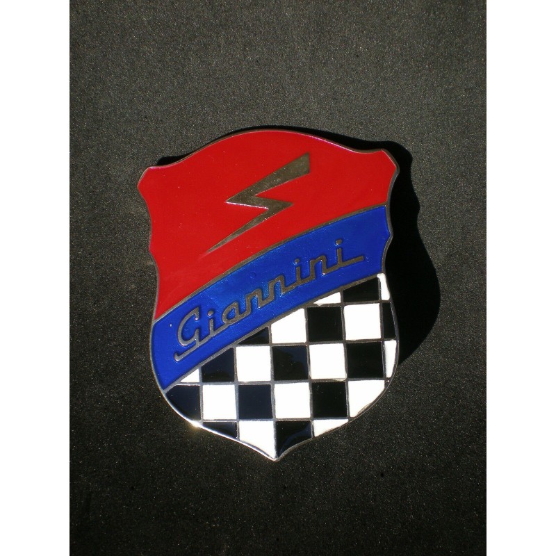 Giannini Emblema stemma 27 x 33 mm (autoadesivo) - Ricambi Fiat 500  d'epoca 126 600