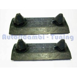 Coppia Gommini Piatto Ganasce Posteriori Leva Freno a Mano per FIAT 500 F L R