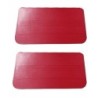 Coppia Pannelli Laterali Porte per FIAT 500 F (Destro +Sinistro) - Rosso