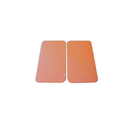 Coppia Pannelli Laterali Porta Anteriori per FIAT 500 F - Ocra