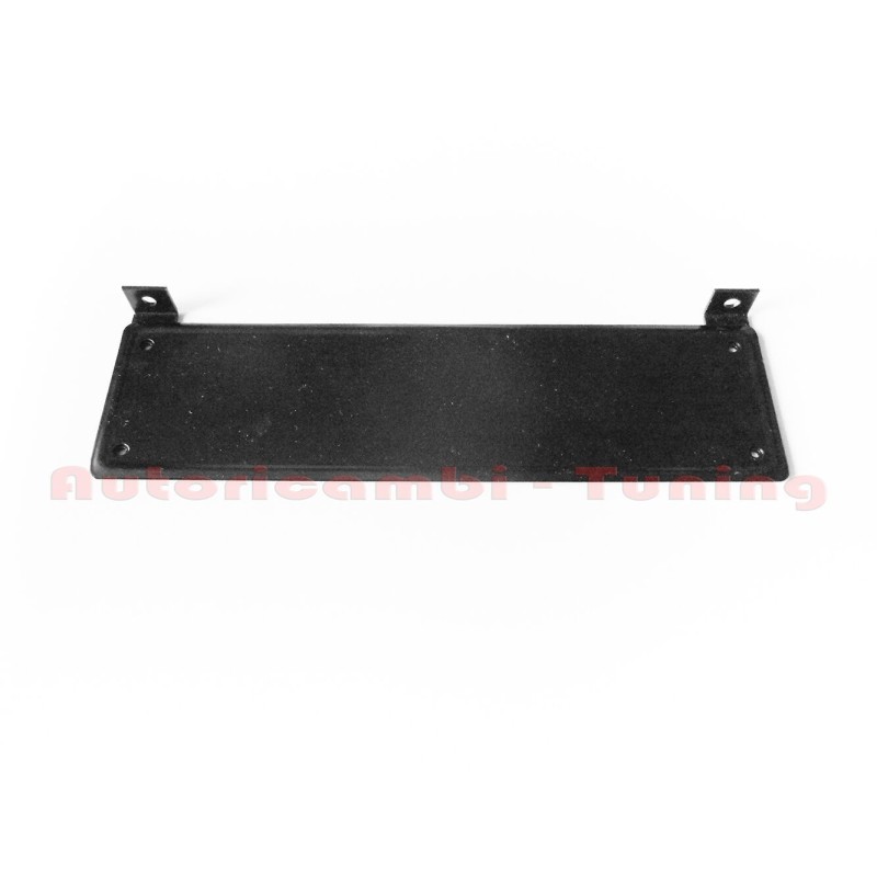 Supporto Targa Anteriore Portatarga Porta Targa in Metallo Verniciato Nero per FIAT 500 F L R
